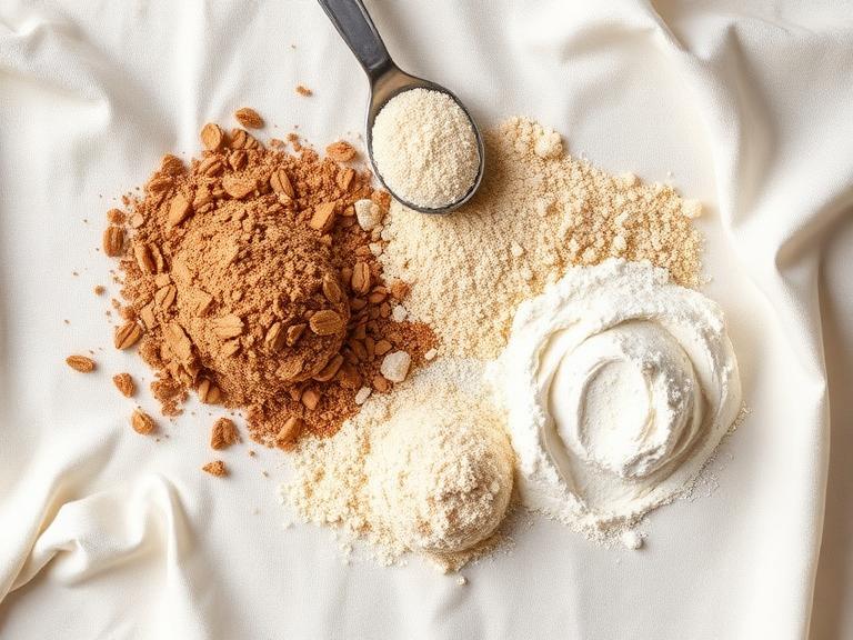 Gluten-free dry baking mixes and powders