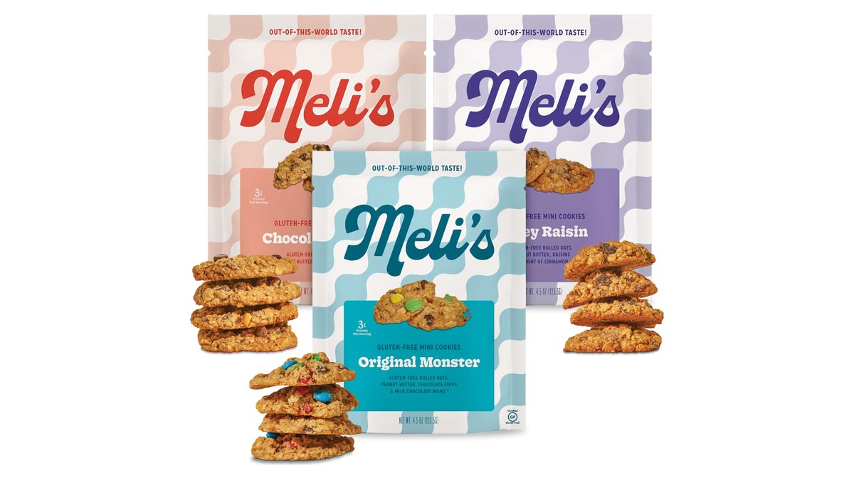 Stand-up pouches of gluten-free cookies